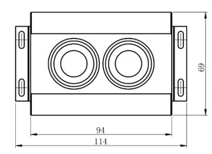 無(wú)人機(jī)用能見度檢測(cè)儀產(chǎn)品尺寸圖