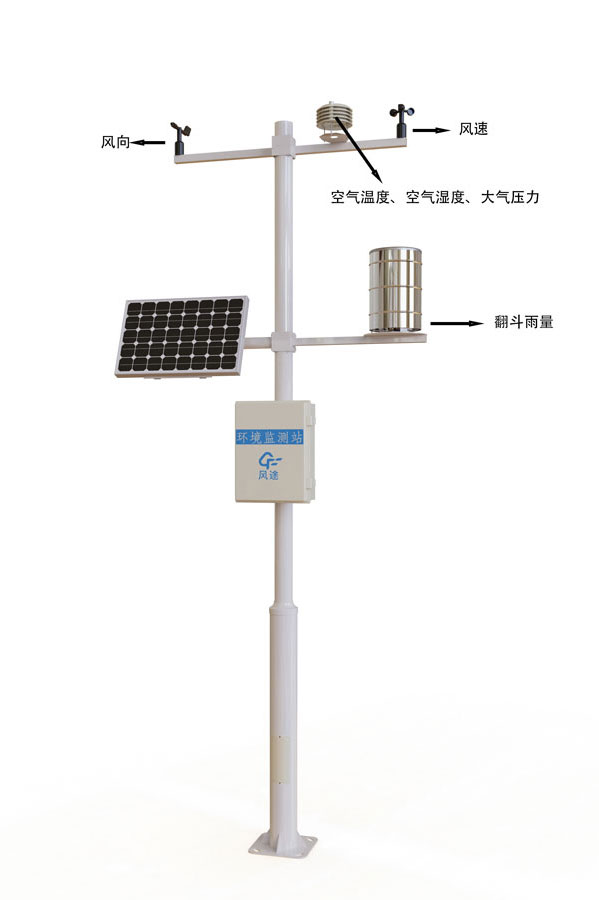 小型自動氣象站產品結構圖